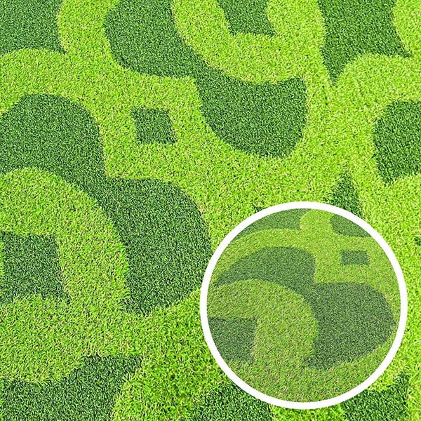 Heart-Shaped Landscape Grass